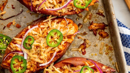 BBQ Chicken Sweet Potatoes